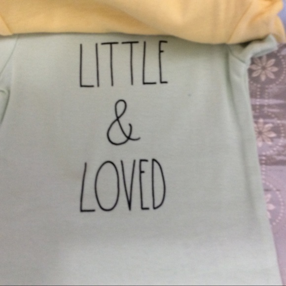 Rae Dunn baby set of 3 onesies - Picture 3 of 6